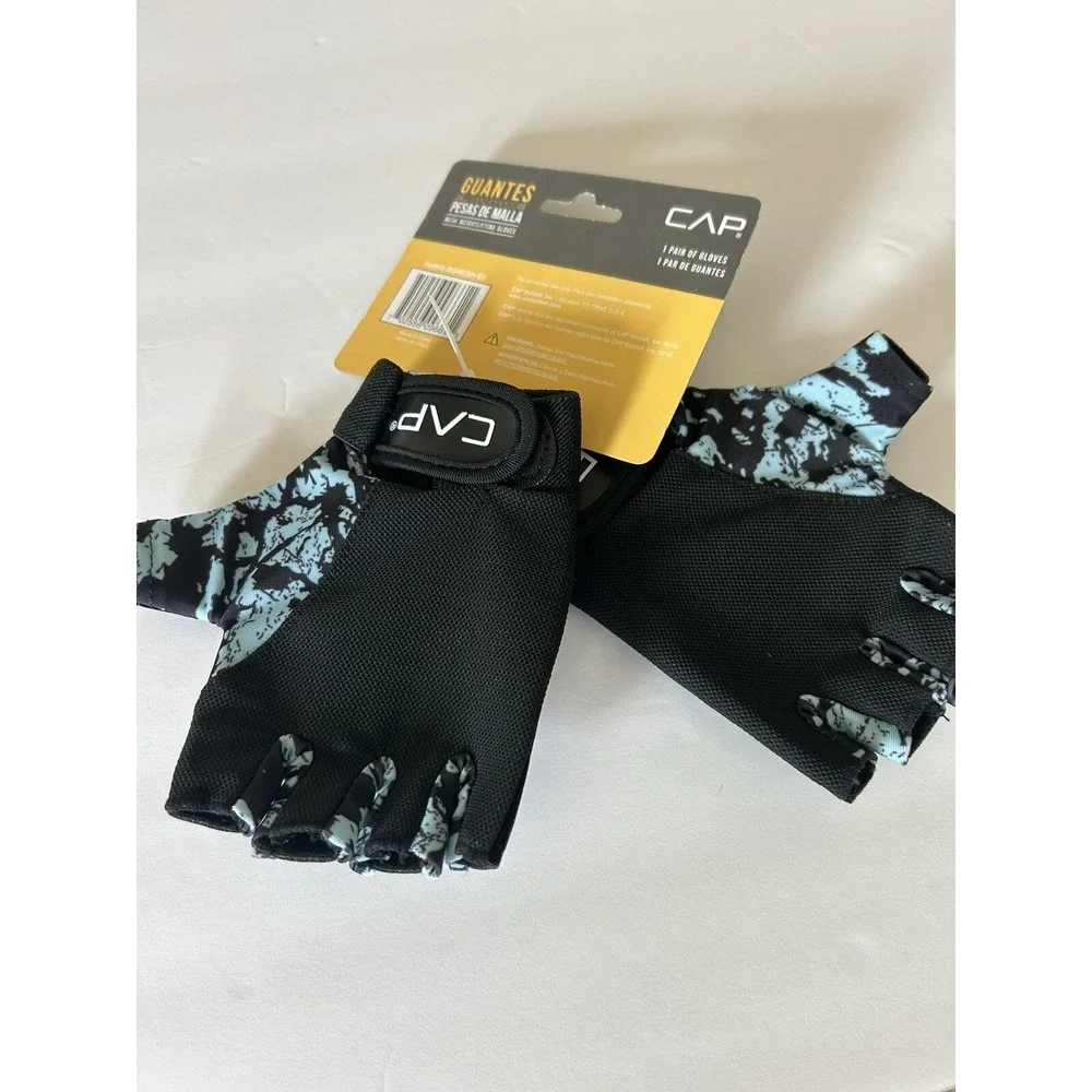 Women's Mesh‎ Weightlifting Workout Gloves - S - Black w/ Camo